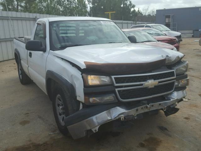 3GCEC14X86G246759 - 2006 CHEVROLET SILVERADO WHITE photo 1