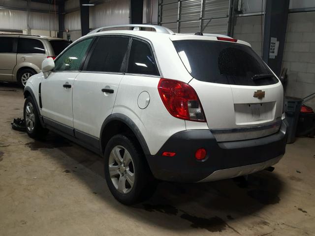 3GNAL2EK4ES675973 - 2014 CHEVROLET CAPTIVA LS WHITE photo 3