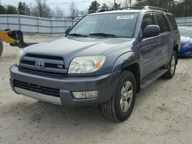 JTEBT14R940029061 - 2004 TOYOTA 4RUNNER SR BLUE photo 2