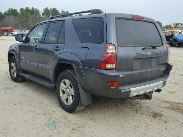 JTEBT14R940029061 - 2004 TOYOTA 4RUNNER SR BLUE photo 3