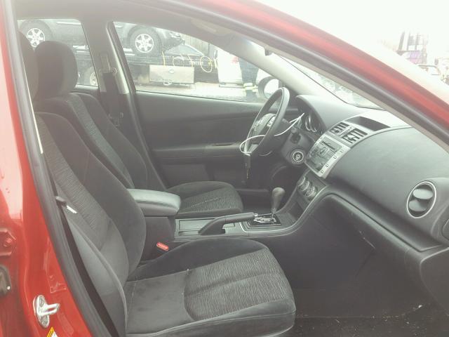 1YVHP81A395M34900 - 2009 MAZDA 6 I RED photo 5