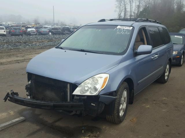 KNDMC233586051206 - 2008 HYUNDAI ENTOURAGE BLUE photo 2