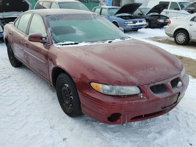 1G2WK52J11F120951 - 2001 PONTIAC GRAND PRIX RED photo 1