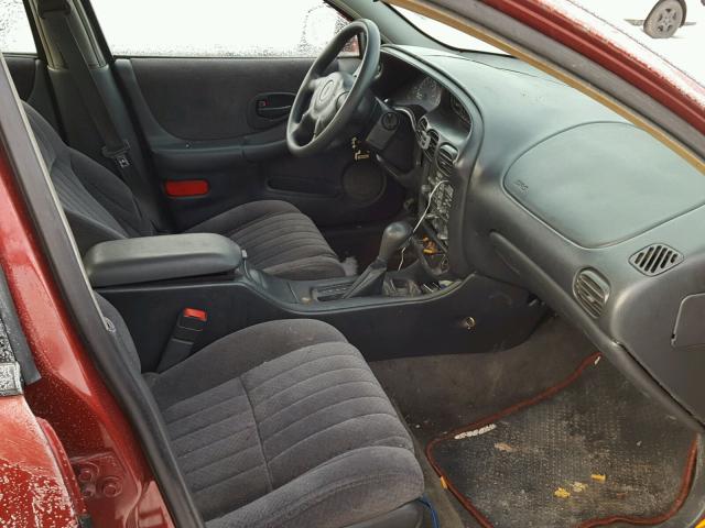 1G2WK52J11F120951 - 2001 PONTIAC GRAND PRIX Qırmızı foto 5