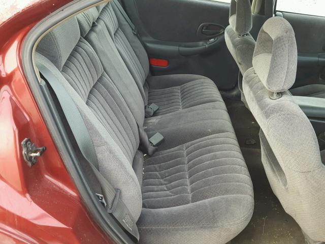 1G2WK52J11F120951 - 2001 PONTIAC GRAND PRIX Qırmızı foto 6