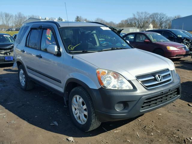 SHSRD78845U324116 - 2005 HONDA CR-V EX SILVER photo 1