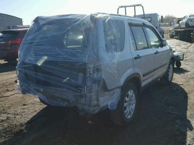 SHSRD78845U324116 - 2005 HONDA CR-V EX SILVER photo 4