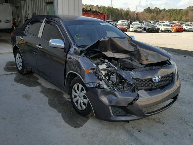 1NXBU4EE0AZ202870 - 2010 TOYOTA COROLLA BA GRAY photo 1