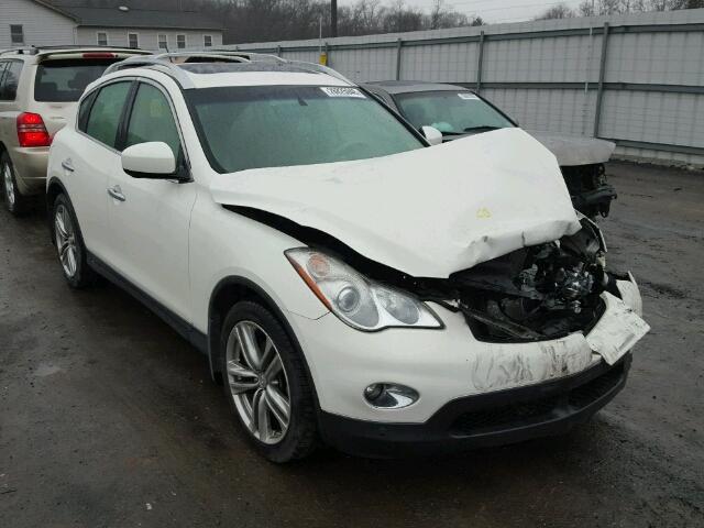 JN1AJ0HR6BM854462 - 2011 INFINITI EX35 BASE WHITE photo 1