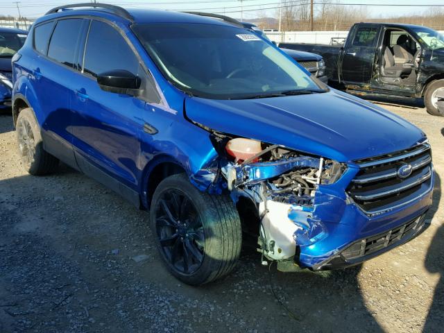 1FMCU9GD9HUC83965 - 2017 FORD ESCAPE SE BLUE photo 1