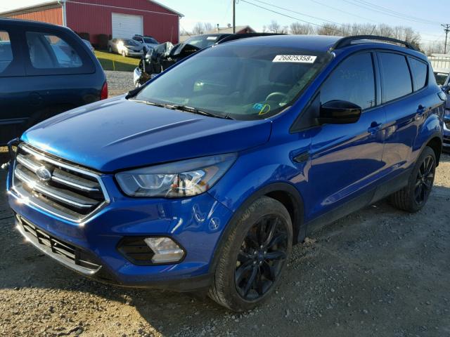 1FMCU9GD9HUC83965 - 2017 FORD ESCAPE SE BLUE photo 2