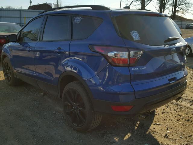 1FMCU9GD9HUC83965 - 2017 FORD ESCAPE SE BLUE photo 3