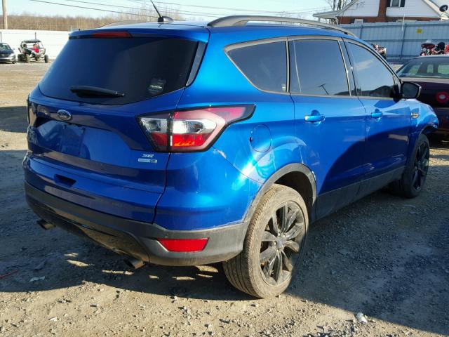 1FMCU9GD9HUC83965 - 2017 FORD ESCAPE SE BLUE photo 4