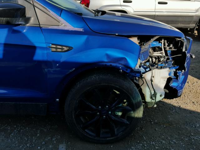 1FMCU9GD9HUC83965 - 2017 FORD ESCAPE SE BLUE photo 9