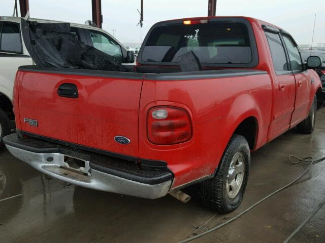 1FTRW07672KB43065 - 2002 FORD F150 SUPER RED photo 4