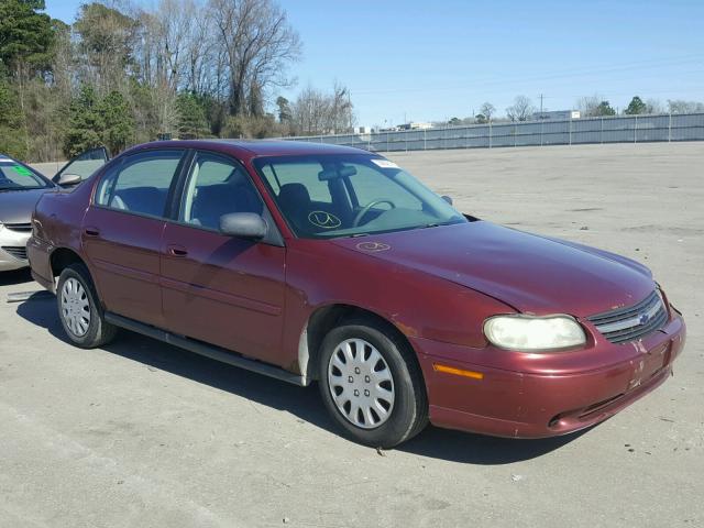 1G1ND52J43M691200 - 2003 CHEVROLET MALIBU RED photo 1