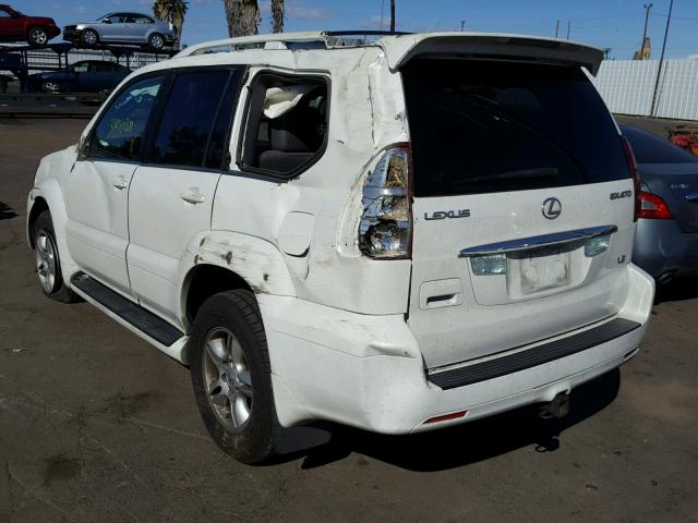 JTJBT20X640036786 - 2004 LEXUS GX 470 WHITE photo 3