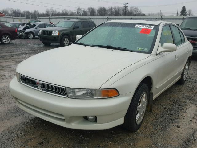 4A3AA46G81E176860 - 2001 MITSUBISHI GALANT ES WHITE photo 2