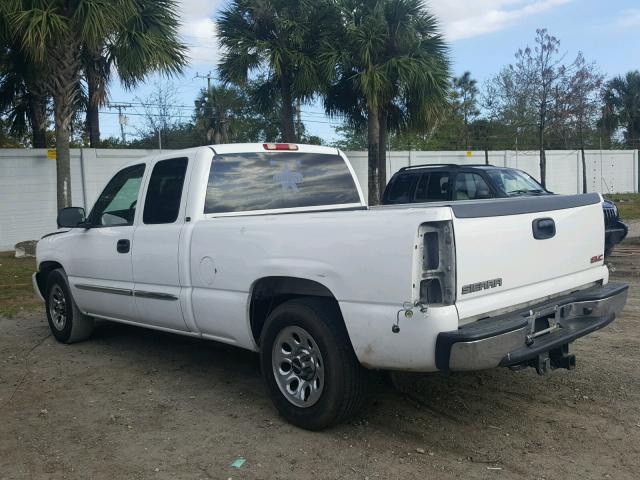 2GTEC19T551323245 - 2005 GMC NEW SIERRA WHITE photo 3