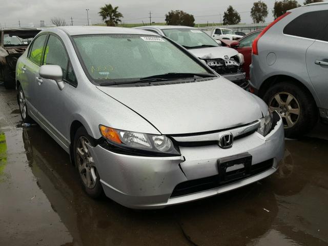 2HGFA16578H325690 - 2008 HONDA CIVIC LX SILVER photo 1