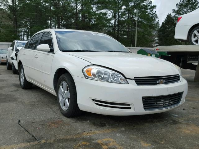 2G1WT55K279109061 - 2007 CHEVROLET IMPALA LT WHITE photo 1