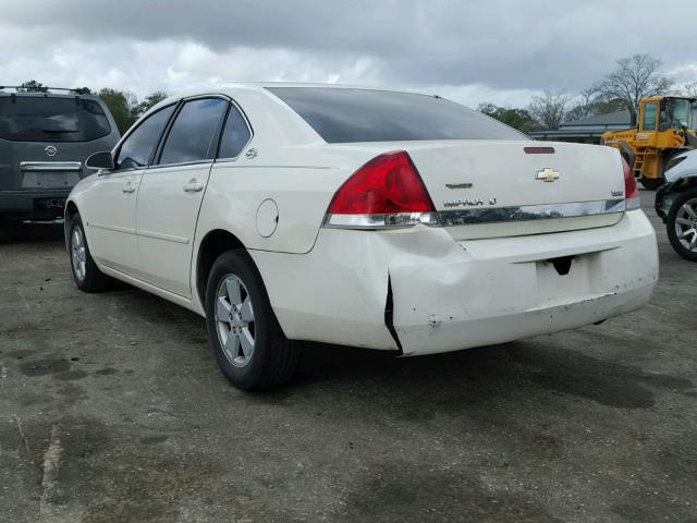 2G1WT55K279109061 - 2007 CHEVROLET IMPALA LT WHITE photo 3