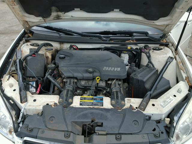 2G1WT55K279109061 - 2007 CHEVROLET IMPALA LT WHITE photo 7