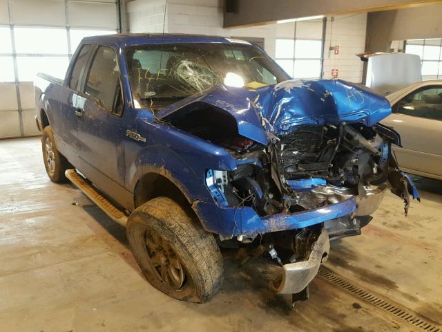 1FTFX1EFXDKD20932 - 2013 FORD F150 SUPER BLUE photo 1