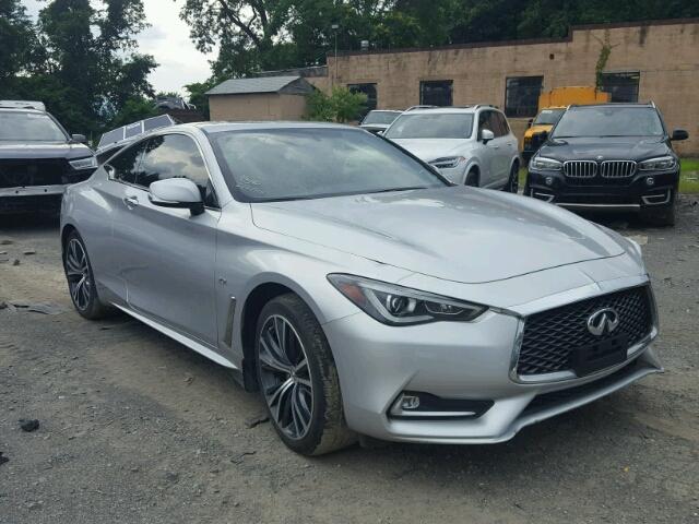 JN1CV7EK8HM110108 - 2017 INFINITI Q60 BASE SILVER photo 1