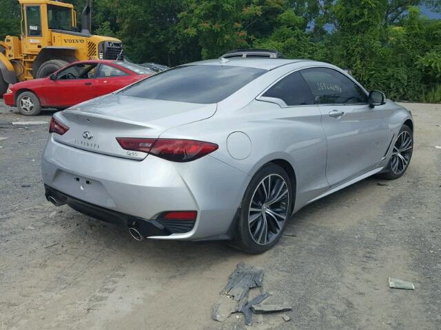 JN1CV7EK8HM110108 - 2017 INFINITI Q60 BASE SILVER photo 4