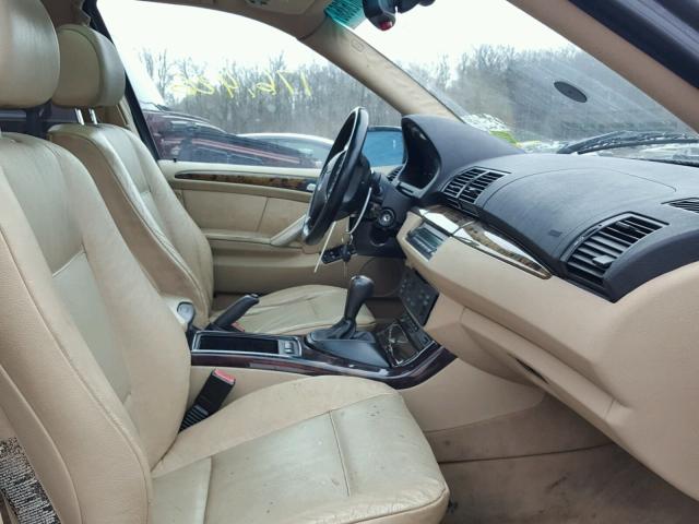 WBAFB33511LH23045 - 2001 BMW X5 4.4I BLACK photo 5