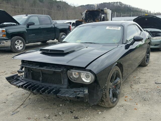 2C3CDYBT7DH616100 - 2013 DODGE CHALLENGER BLACK photo 2