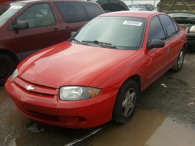 1G1JC52F857162069 - 2005 CHEVROLET CAVALIER RED photo 2