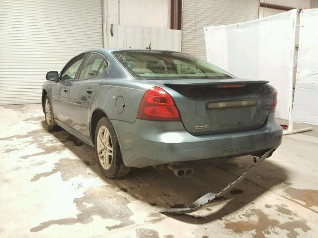 2G2WR554061151690 - 2006 PONTIAC GRAND PRIX BLUE photo 3