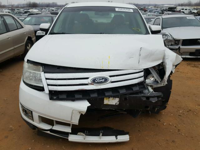 1FAHP24W98G123636 - 2008 FORD TAURUS SEL WHITE photo 7