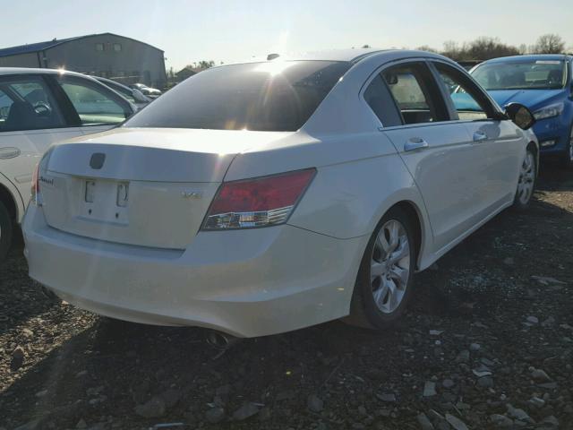 1HGCP3F86AA008706 - 2010 HONDA ACCORD EXL WHITE photo 4