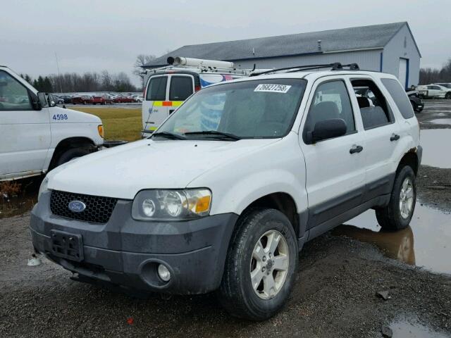 1FMCU93127KB70493 - 2007 FORD ESCAPE XLT WHITE photo 2