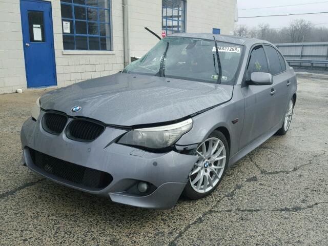 WBANW53528CT49905 - 2008 BMW 550 I GRAY photo 2