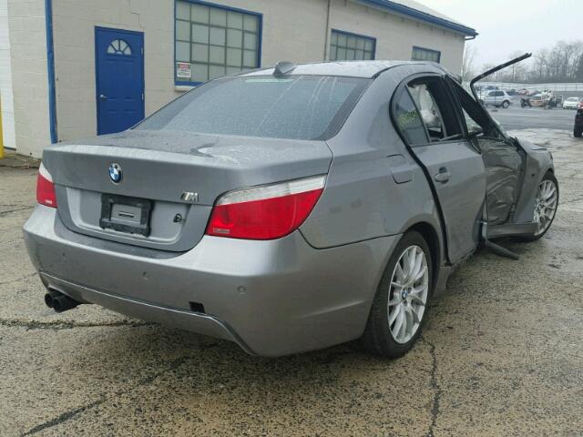 WBANW53528CT49905 - 2008 BMW 550 I GRAY photo 4