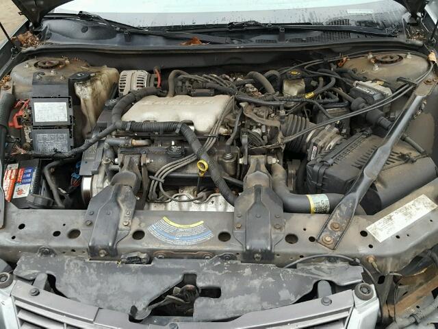 2G1WF55E949199905 - 2004 CHEVROLET IMPALA GRAY photo 7