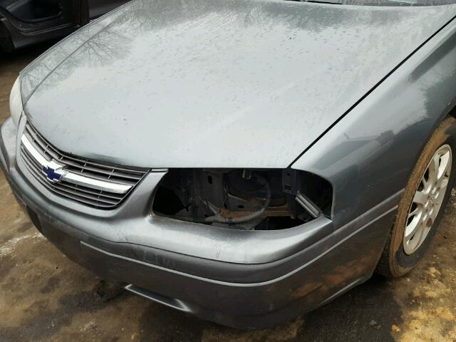 2G1WF55E949199905 - 2004 CHEVROLET IMPALA GRAY photo 9