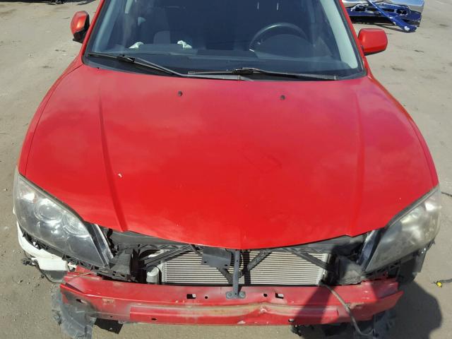 JM1BK12F061457078 - 2006 MAZDA 3 I RED photo 7