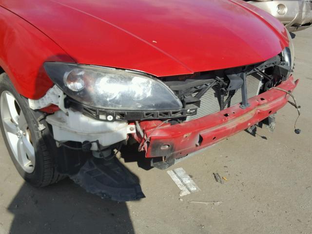 JM1BK12F061457078 - 2006 MAZDA 3 I RED photo 9