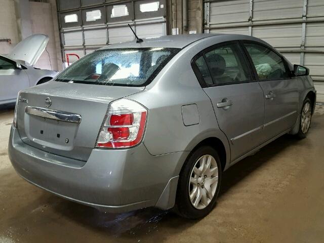 3N1AB6AP3AL646153 - 2010 NISSAN SENTRA 2.0 GRAY photo 4