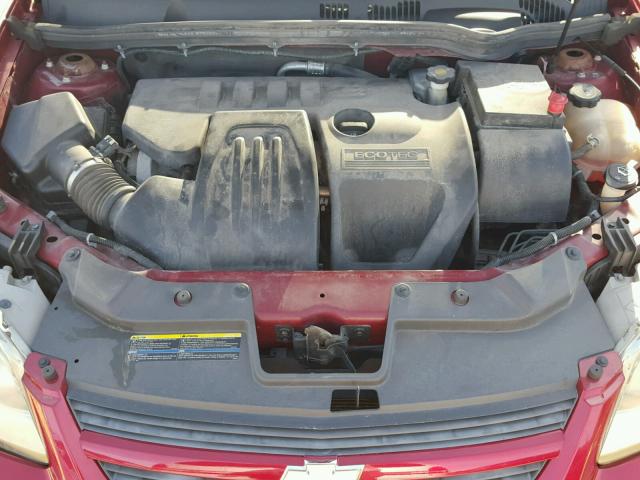 1G1AF5F5XA7134681 - 2010 CHEVROLET COBALT 2LT RED photo 7