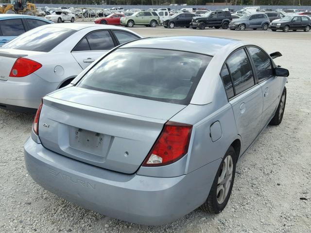 1G8AL52FX3Z104936 - 2003 SATURN ION LEVEL SILVER photo 4