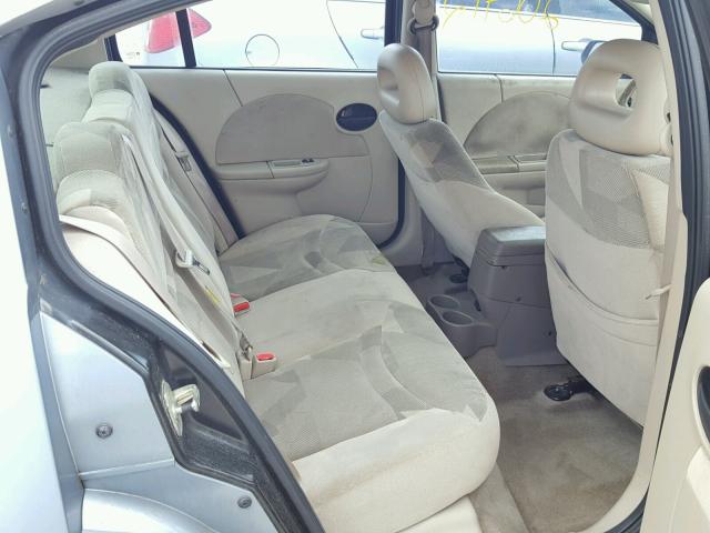1G8AL52FX3Z104936 - 2003 SATURN ION LEVEL SILVER photo 6