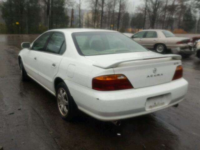 19UUA5667YA059139 - 2000 ACURA 3.2TL WHITE photo 3