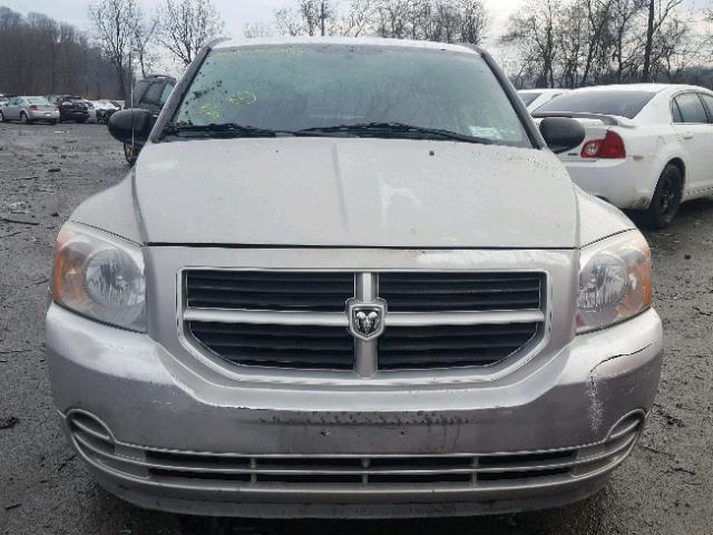 1B3HB28B67D592863 - 2007 DODGE CALIBER SILVER photo 9