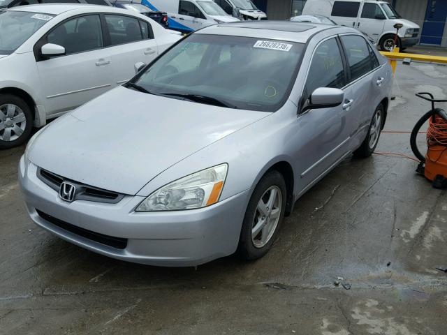 1HGCM56663A056079 - 2003 HONDA ACCORD EX SILVER photo 2